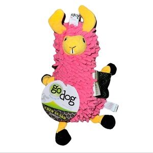 Go Dog Llama Squeaky Dog Toy Approx 11”Chew Guard Technology